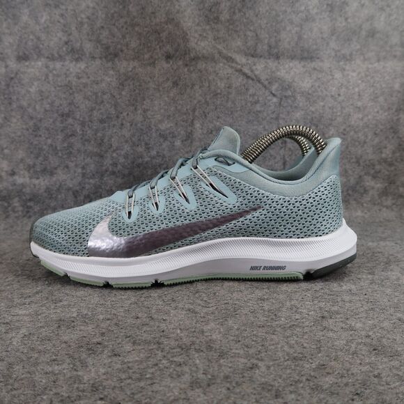 Nike Shoes Womens 6 Athletic Trainers Quest 2 Running Active Comfort Blue Grey - Picture 4 of 12